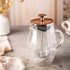 KLAUSBERG French press 0,35 L staklo i bakar