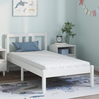 Madrac 160x80 cm, 100% poliester, bijelo