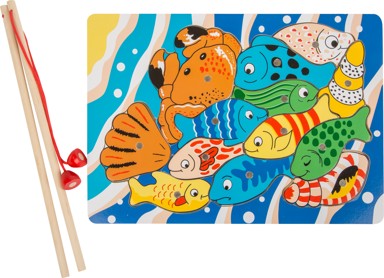 SMALL FOOT Igra, puzzle s ribolovom