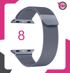 Metalni remen za Apple Watch 42/44/45/46/49 mm, crni