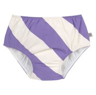 LÄSSIG Pelene za plivanje, za višekratnu upotrebu, 74/80, 7-12 m, Stripes, ljubičasta/sea salt