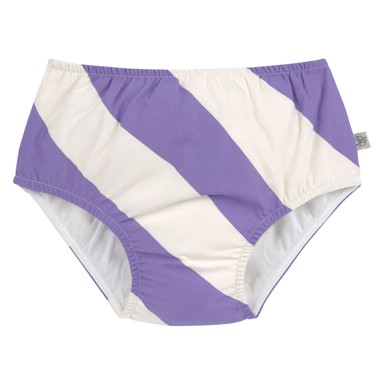 LÄSSIG Pelene za plivanje, za višekratnu upotrebu, 74/80, 7-12 m, Stripes, ljubičasta/sea salt