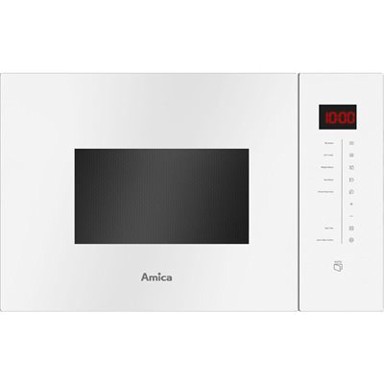 AMICA Ugradbena mikrovalna pećnica AMMB25E2SGW, X-TYPE, 25 l, 900 W, Grill, bijela