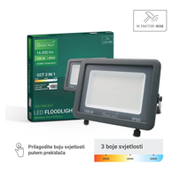 GREEN TECH LED reflektor S3X-150W-3Cct 150 W IP65 aluminijski