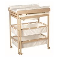 ROBA Bijeli/u prirodnoj boji stol za presvlačenje u dekoru breze Baby Pool