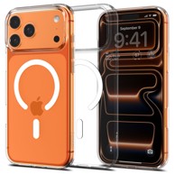 SPIGEN iPhone 17 Pro Max maskica Liquid Crystal MagFit Clear White ACS10394
