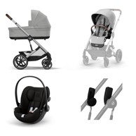 CYBEX Kolica 3u1 Balios S Lux, siva