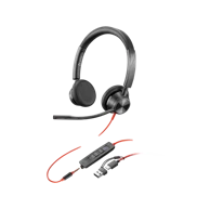 HP Slušalice Poly Blackwire 3325 Stereo, žičane