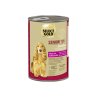 SELECT GOLD Mokra hrana Sensitive Senior, konjetina s batatom, 400 g konzerva