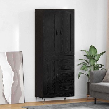 Kuhinjski ormarić 69,5x34x180 cm, crni hrast