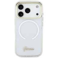 GUESS IML Gradient Script MagSafe futrola za Apple iPhone 17, bijela