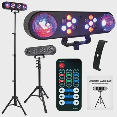 LIGHT4ME Disco kugla, Magic bar, led par efekt + stalak