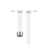 BStrap Silicone remen za Honor Band 6 / Huawei Band 6, white