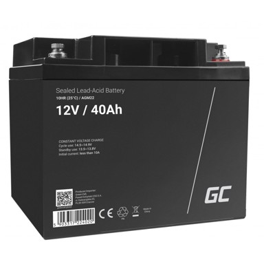 GREEN CELL Baterija za UPS AGM22, VRLA, 12 V, 40 Ah