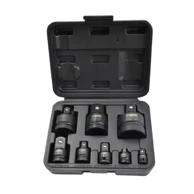 AWTOOLS Set udarnih redukcija AWT Black Line, 8 komada, CrMo