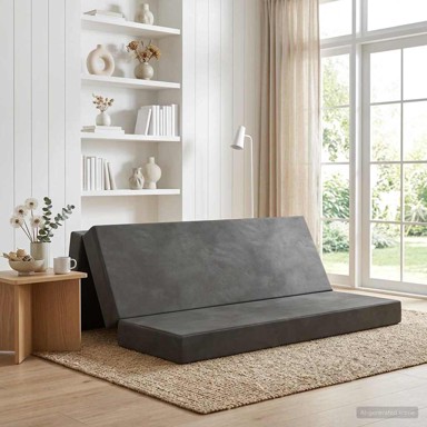 Sofa na razvlačenje, 180 x 67 x 45 cm, tamnosiva
