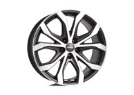 ALUTEC Aluminijska felga 8,5X19 5/120 ET45 (65,1) w10 crna sprijeda polirana W10X-85945V13-5