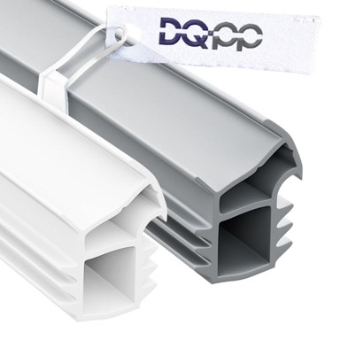 DQ-PP brtva za čelični dovratnik KU-11, visina 18,8 mm, širina 16,6 mm, 1 m, TPE guma, bijela