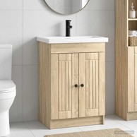 Set kupaonskog namještaja 56 x 37,5 x 81 cm, hrast Sonoma