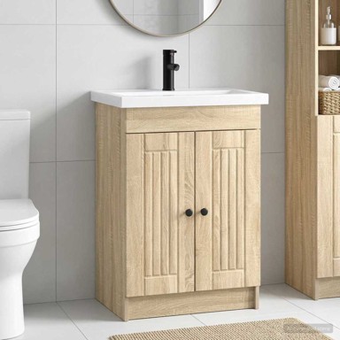 Set kupaonskog namještaja 56 x 37,5 x 81 cm, hrast Sonoma