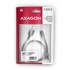 AXAGON Kabel BUCM-AM20AB, USB-C na USB-A, 2 m, USB 2.0, crni