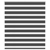 Zavjesa zebra crna 135x150 cm širina tkanine 130,9 cm poliester