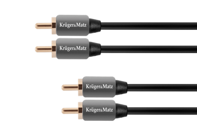 KRÜGER&MATZ Kabel 2RCA-2RCA 3,0 m
