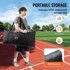 VEVOR Sportska zaštitna mreža 620x140x314 cm prijenosna oprema za trening crna