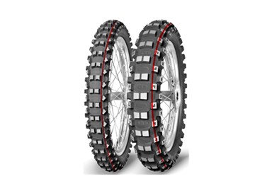 MITAS Moto guma TerraForce - MX MH Medium/Hard 100/90-19 57M (R) TT, crveno-zelena crta PLM19 Cross