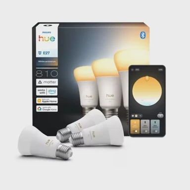 PHILIPS Hue pametna prigušiva žarulja, E27, 2700 K, 800 lm, 2 kom