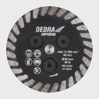 DEDRA Dijamantna rezna ploča, HP1010, 50 mm, M14