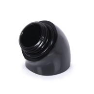 ALPHACOOL Kutni adapter 45° G1/4 AG na G1/4 IG, crni