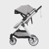 CHIPOLINO Dječja kolica Vista Cloud Grey