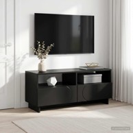 TV stalak 90 x 34,5 x 40 cm od konstruiranog drva, crni