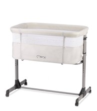 MoMi Krevetić REVO, 2u1, svijetlo siva