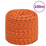 Brodski konop narančasti 8 mm 100 m od polipropilena