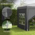HOMESTAR Paviljon 295 x 295 x 258 cm, sivi
