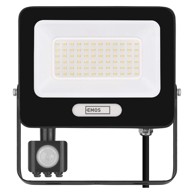 EMOS LED reflektor ZS2344B Glaro, PIR senzor, 50 W, IP54, 5000 lm, neutralna bijela, crna
