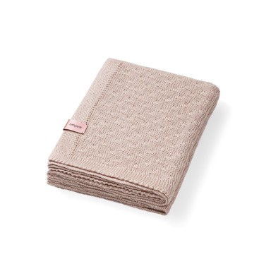 BABYONO Pletena dekica, 75 x 100 cm, bambus, tamno bež