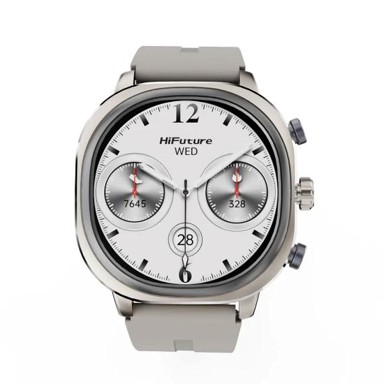 HIFUTURE Pametni sat AIX Lite, pametne obavijesti, srebrni