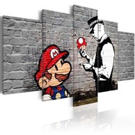 Slika Super Mario Mushroom Cop (Banksy) 200x100