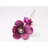 Rezano cvijeće, grana anemona s gliterom, 37 cm