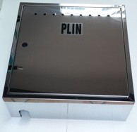 Inox pliski ormarić, otvoreni, 600x600x250