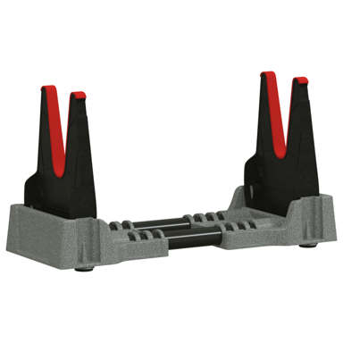 Naslon za pucanje 46 x 14 x 19.5 cm, plastika, sivi