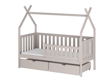 Drveni dječji krevet Simba s ladicom, 160 x 80 cm, kašmir