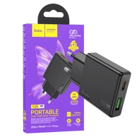 HOCO Punjač kućni N38 Delgado PD20W + QC3.0 Dual Port EU 40203
