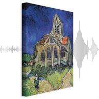 Slika Vincent van Gogh – Church at Auvers, 20x30 cm, akustična