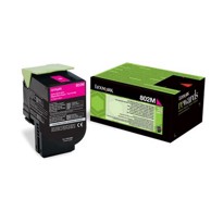 LEXMARK Toner original 802M, magenta