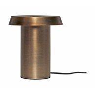 HÜBSCH Smeđa metalna stolna lampa Keen 