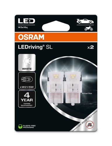 OSRAM LEDriving LED žarulje SL W21/5W, 6000K, hladno bijela